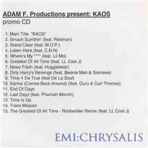 Adam F - Adam F. Productions Present: Kaos download free