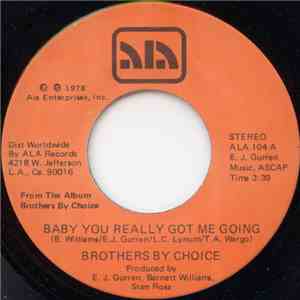 Brothers By Choice  - Baby You Really Got Me Going / Take A Little More download free