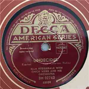 Chick Webb And His Orchestra - Undecided / In The Groove At The Grove download mp3 flac