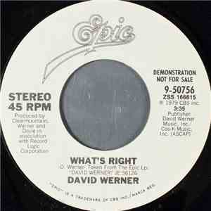 David Werner - What's Right download free
