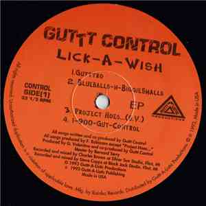 Guttt Control - Lick-A-Wish EP download free