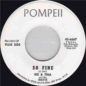 Ike & Tina And The Iketts - So Fine / So Blue Over You download free