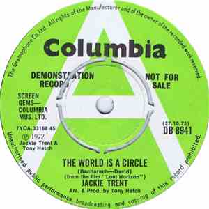 Jackie Trent / Jackie Trent & Tony Hatch - The World Is A Circle / I Can't Get Along Without You download free