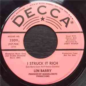 Len Barry - I Struck It Rich download free