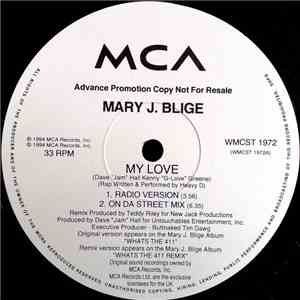 Mary J. Blige - My Love / Reminisce download free