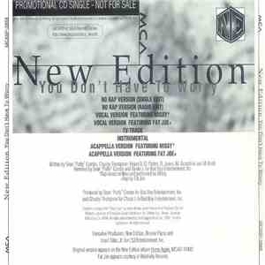 New Edition - You Don't Have To Worry download free