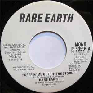 Rare Earth - Keepin' Me Out Of The Storm download mp3 flac