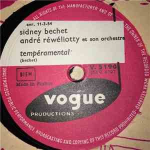 Sidney Bechet, André Réwéliotty Et Son Orchestre - Tempéramental / Rose De Picardie download free