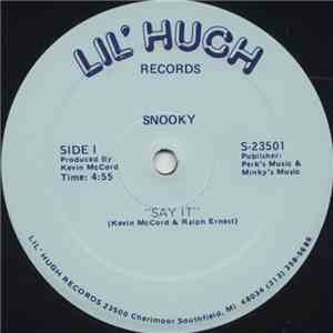 Snooky  - Say It download free