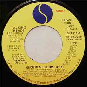 Talking Heads - Once In A Lifetime download free