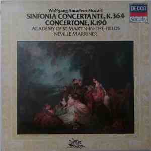 Wolfgang Amadeus Mozart, The Academy Of St. Martin-in-the-Fields, Sir Neville Marriner - Sinfonia Concertante; Concertone download free